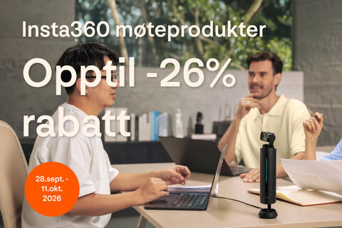 Oppgrader møterommet med Insta360